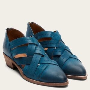 FRYE Ray Huarache Bootie Sea Blue Sz 7
